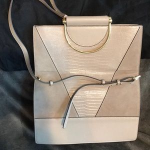 Convertible gold-over bag